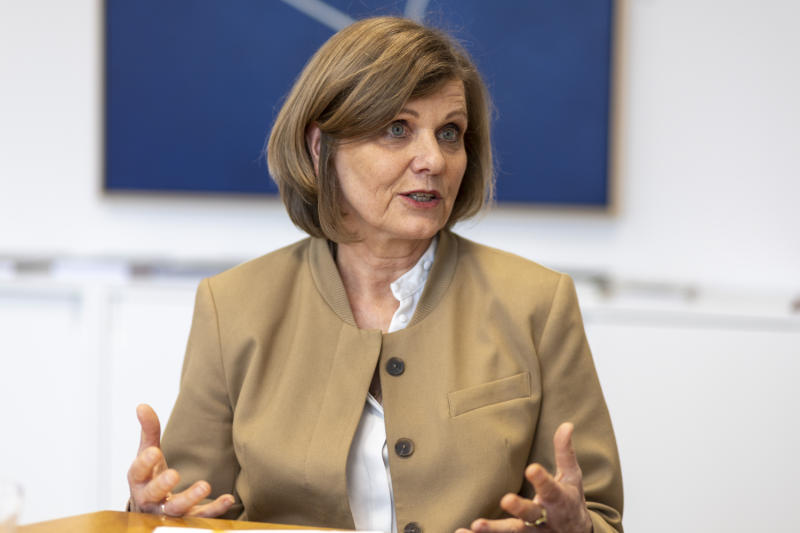 Die Landesstatthalterin Barbara Schöbi-Fink