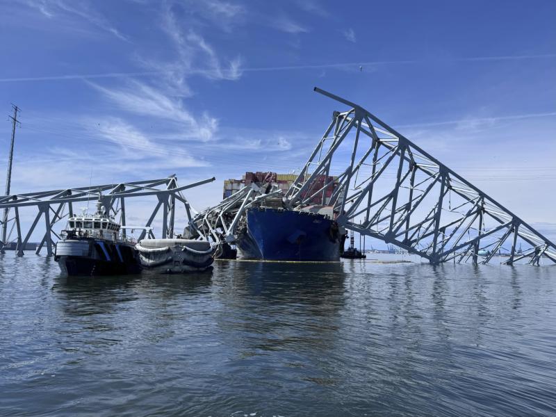 Wie lange es dauert, bis die Zufahrt für den wirtschaftlich wichtigen Hafen von Baltimore wieder möglich ist, sei unklar