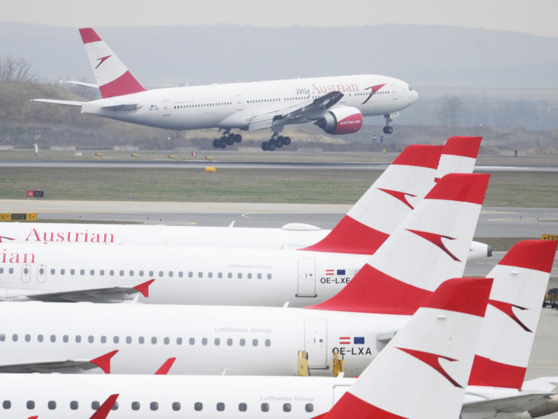 Vor dem Hintergrund eines drohenden Streiks streicht Austrian Airlines rund 400 Flüge zu Ostern